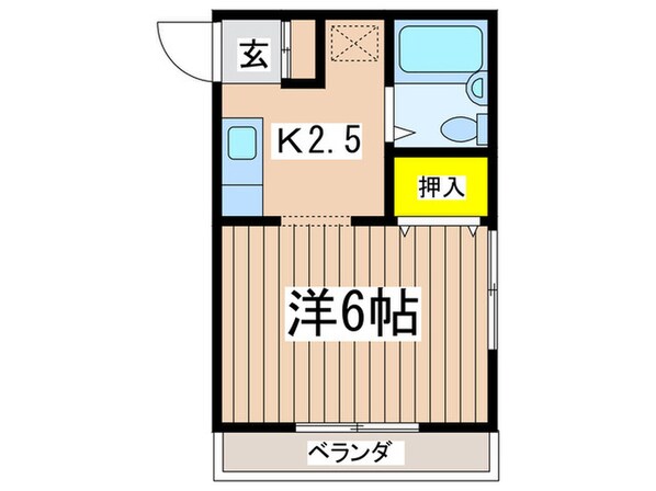 タカラハイツの物件間取画像